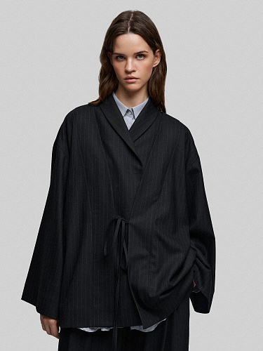 Жакет оверсайз из шерсти