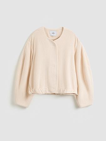 Трикотажный бомбер