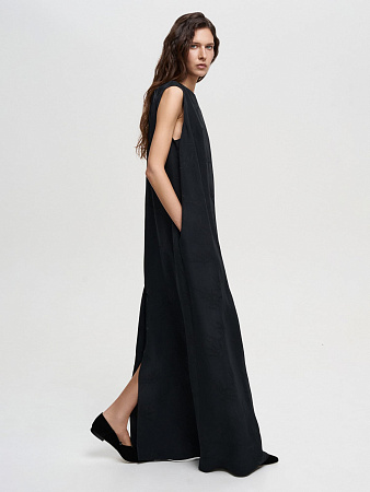 Платье с принтом &quot;Бамбук&quot;