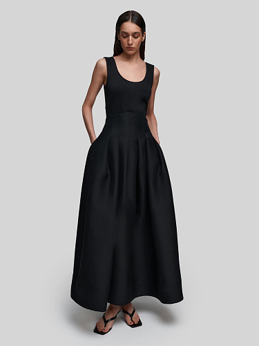 Трикотажный топ приталенного кроя