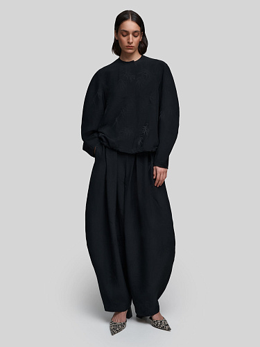 Бомбер с принтом &amp;quot;Бамбук&amp;quot;