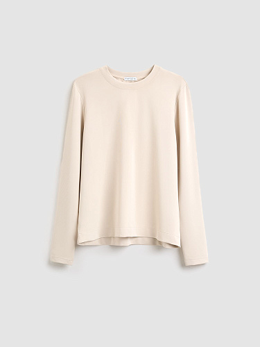 Базовый лонгслив прямого кроя