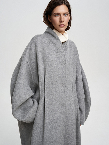 Пальто oversize из шерсти и кашемира