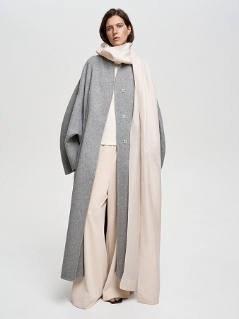 Пальто oversize из шерсти и кашемира