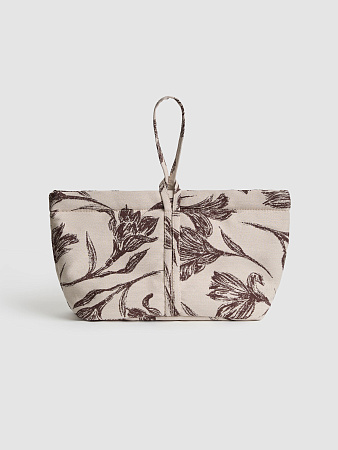 Косметичка с цветочным принтом