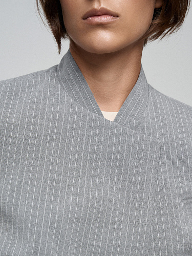 Жакет прямого кроя