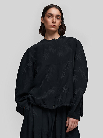 Бомбер с принтом "Бамбук"