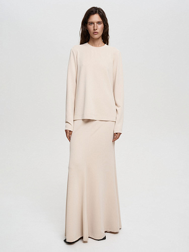 Базовый лонгслив прямого кроя