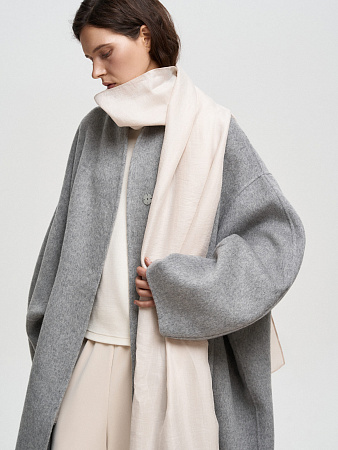 Пальто oversize из шерсти и кашемира