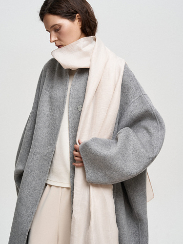 Пальто oversize из шерсти и кашемира