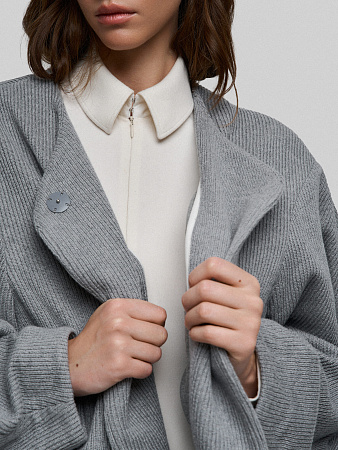 Трикотажный бомбер