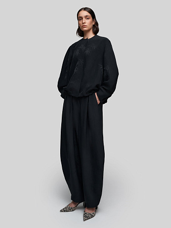 Бомбер с принтом "Бамбук"