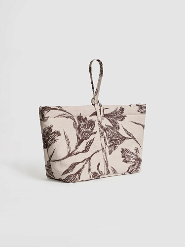 Косметичка с цветочным принтом