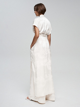 Платье в стиле кимоно с принтом &quot;Бамбук&quot;