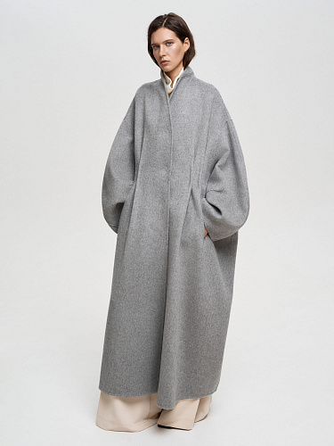 Пальто oversize из шерсти и кашемира