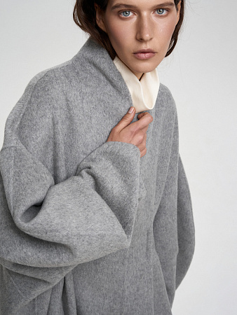 Пальто oversize из шерсти и кашемира