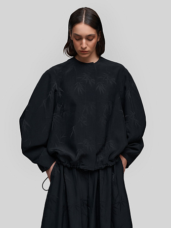 Бомбер с принтом "Бамбук"